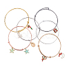 Adjustable Iron Bangle Making BJEW-CA0001-01-3