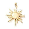 Brass Pendents KK-R212-06G-01-1