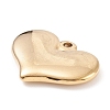 PVD Vacuum Plating 304 Stainless Steel Stamping Blank Tag Heart Pendants STAS-G218-08G-2-2