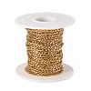 Ion Plating(IP) 304 Stainless Steel Figaro Chains CHS-H007-30G-3