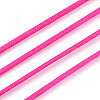 Nylon Satin Rattail Cords NWIR-R025-1.0mm-F106-5