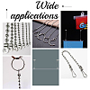 120Pcs 4 Colors Iron Ball Chain Connectors IFIN-AR0001-17-5