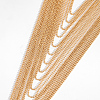 Elegant Iron Multi-Layered Waterfall Tassel Necklaces for Women FV0512-4