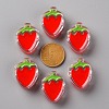 Transparent Enamel Acrylic Beads X-TACR-S155-003-4