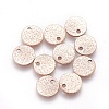 Ion Plating(IP) 304 Stainless Steel Charms STAS-E455-02RG-8mm-2