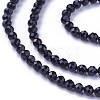 Faceted Glass Beads Strands G-F619-09B-3mm-3
