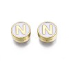 Alloy Enamel Beads X-ENAM-N052-006-01N-RS-2