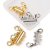 4 Sets 4 Style Alloy Magnetic Slide Lock Clasps FIND-YW0001-42-4