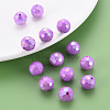 Opaque Acrylic Beads TACR-S154-10F-03-3