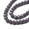 Opaque Solid Color Glass Beads Strands EGLA-A034-P8mm-D24-3