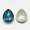 Pointed Back Glass Rhinestone Cabochons RGLA-T081-10x14mm-14-2