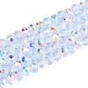 Transparent Glass Beads Strands X-EGLA-N016-4mm-02-1
