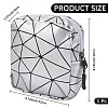 Square PU Leather Sanitary Napkin Storage Zipper Bags ABAG-WH20009-10A-2