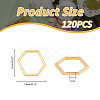 120Pcs Alloy Linking Rings FIND-DC0005-93-2