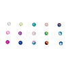 Spray Painted Crackle Glass Beads Strands CCG-JP0001-03B-2