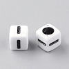 Opaque Acrylic Beads X-SACR-Q188-02I-2