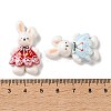 Opaque Resin Cabochons RESI-G121-03-3