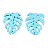 Spray Painted Alloy Pendants PALLOY-N155-114B-1