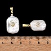 Baroque Natural Keshi Pearl Pendants PALLOY-JF05897-01-3