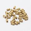 Brass Corrugated Beads KK-P095-31-1