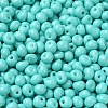 6/0 Opaque Baking Paint Glass Seed Beads SEED-M012-02A-01-3
