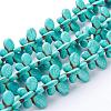 Synthetic Howlite Beads Strands G-E020-15-1