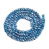 Electroplate Glass Beads Strands EGLA-A044-T2mm-B27-3