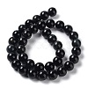Natural Obsidian Beads Strands G-G099-10mm-24-5