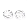 Brass Cuff Rings RJEW-F103-04-P-2