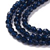 Transparent Glass Beads Strands LS-GLAA-H021-04-28-5