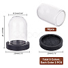 10Pcs Mini Glass Domes AJEW-PH0004-32B-5