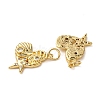 Brass Micro Pave Cubic Zirconia Pendants KK-A271-02E-G-2