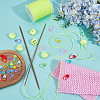 30Pcs Eco-Friendly ABS Plastic Knitting Crochet Locking Stitch Markers Holder IFIN-SC0001-96B-4