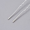 (Defective Closeout Sale) Lady's Hair Accessories Silver Color Plated Iron Ball Hair Forks LS-PHAR-XCP0004-04S-01-2