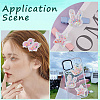 40Pcs 5 Style Quicksand Sequin Plastic Cabochons OHAR-SC0001-10-4