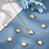 12Pcs 3 Style Brass Charms KK-CA0001-53G-4