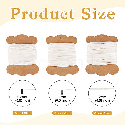 60M 3 Styles Eco-Friendly Korean Waxed Polyester Cord YC-TA0001-11A-1