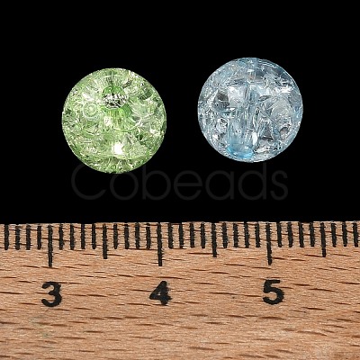 Transparent Crackle Acrylic Beads AC-CBA4496-12B-1