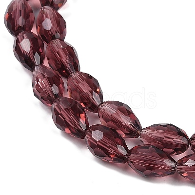 Transparent Glass Beads Strands EGLA-N013-T10mm-D03-1