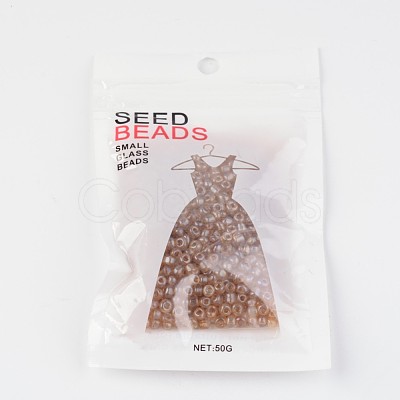 Round Glass Seed Beads X-SEED-A006-4mm-102B-1