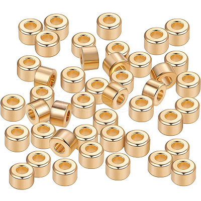 60Pcs Brass Beads KK-BC0015-39-1