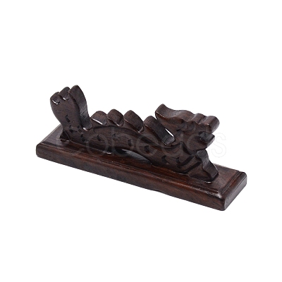 Dragon Wood Brush Holder AJEW-WH0029-02-1