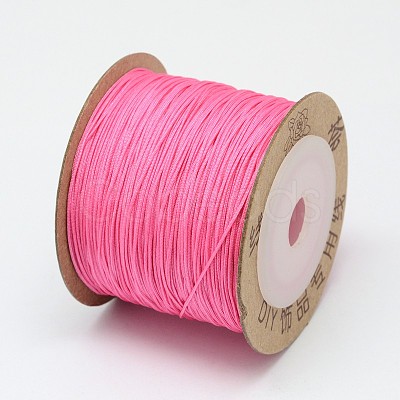 Nylon Braided Cord for Jewelry Making Macrame Craft NWIR-N003-0.6mm-05K-1
