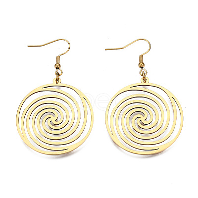201 Stainless Steel Dangle Earrings LS-STAS-S105-JN602-2-1