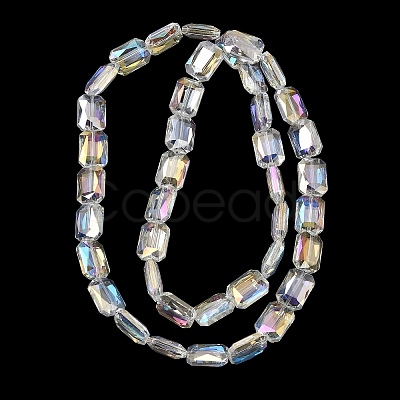 Electroplated Glass Beads EGLA-H002-A-17-1
