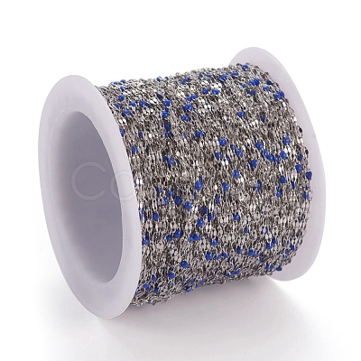 Handmade 304 Stainless Steel Dapped Chains CHS-D026-16M-P-1