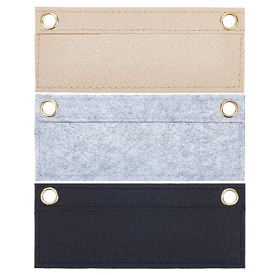 6Pcs 3 Colors Wool Felt Purse Organizer Insert FIND-CN0001-08-1