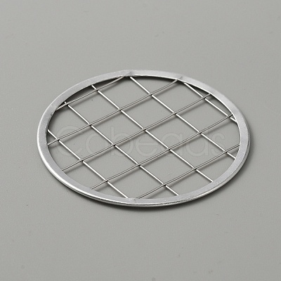 304 Stainless Steel Mesh Lids for Water Planting Glass Vase AJEW-WH0401-01-1