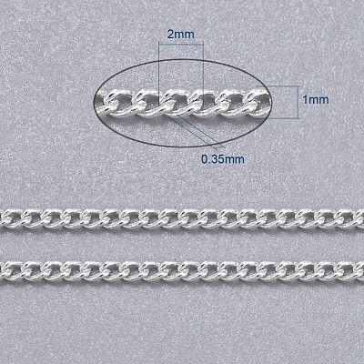Brass Twisted Chains CHC-S100-0.35mm-S-1