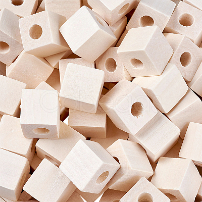 Unfinished Wood Beads WOOD-TA0001-05-LF-1
